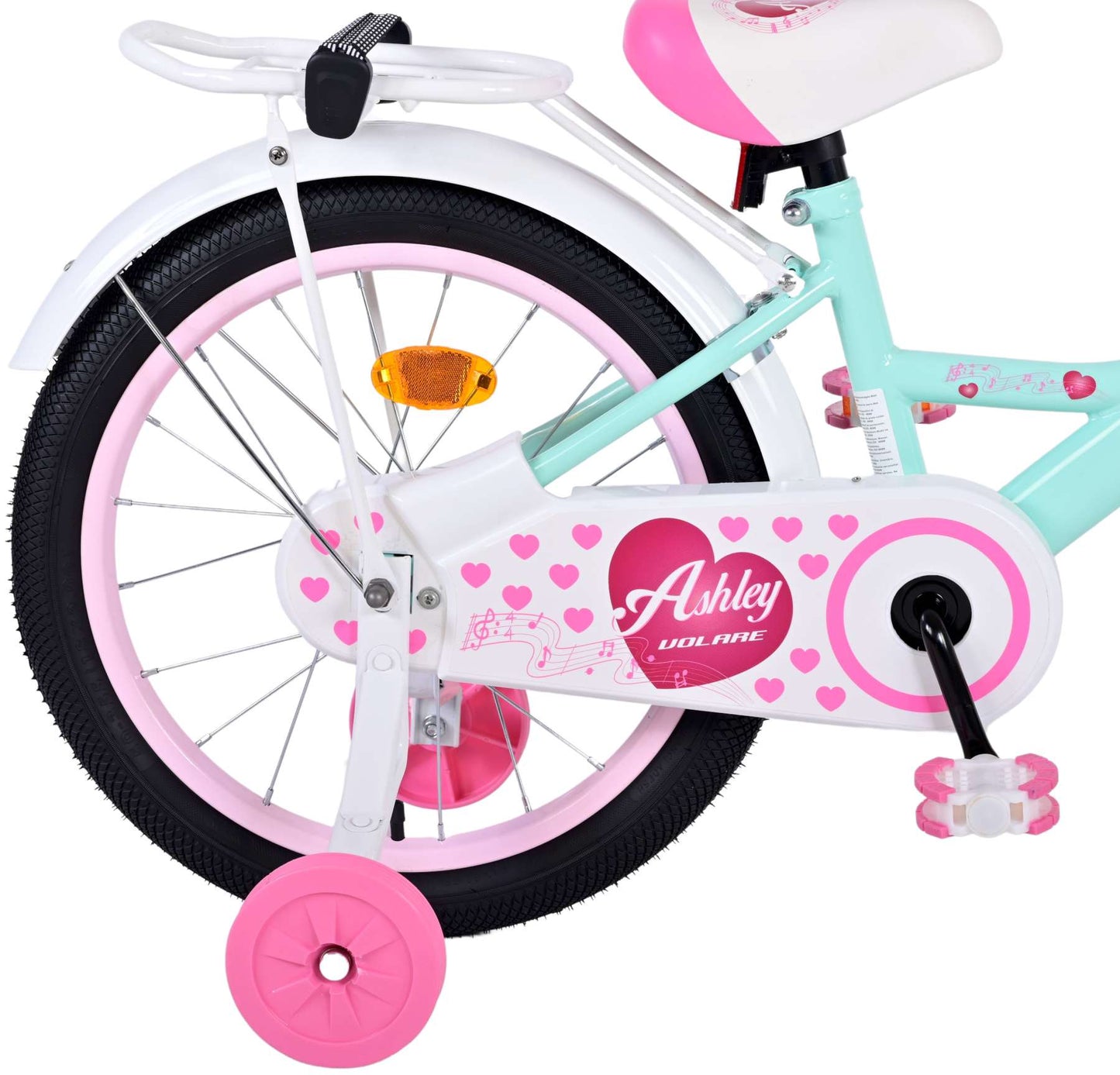 Bicycle per bambini di Vlatare Ashley - Girls - 18 pollici - Verde