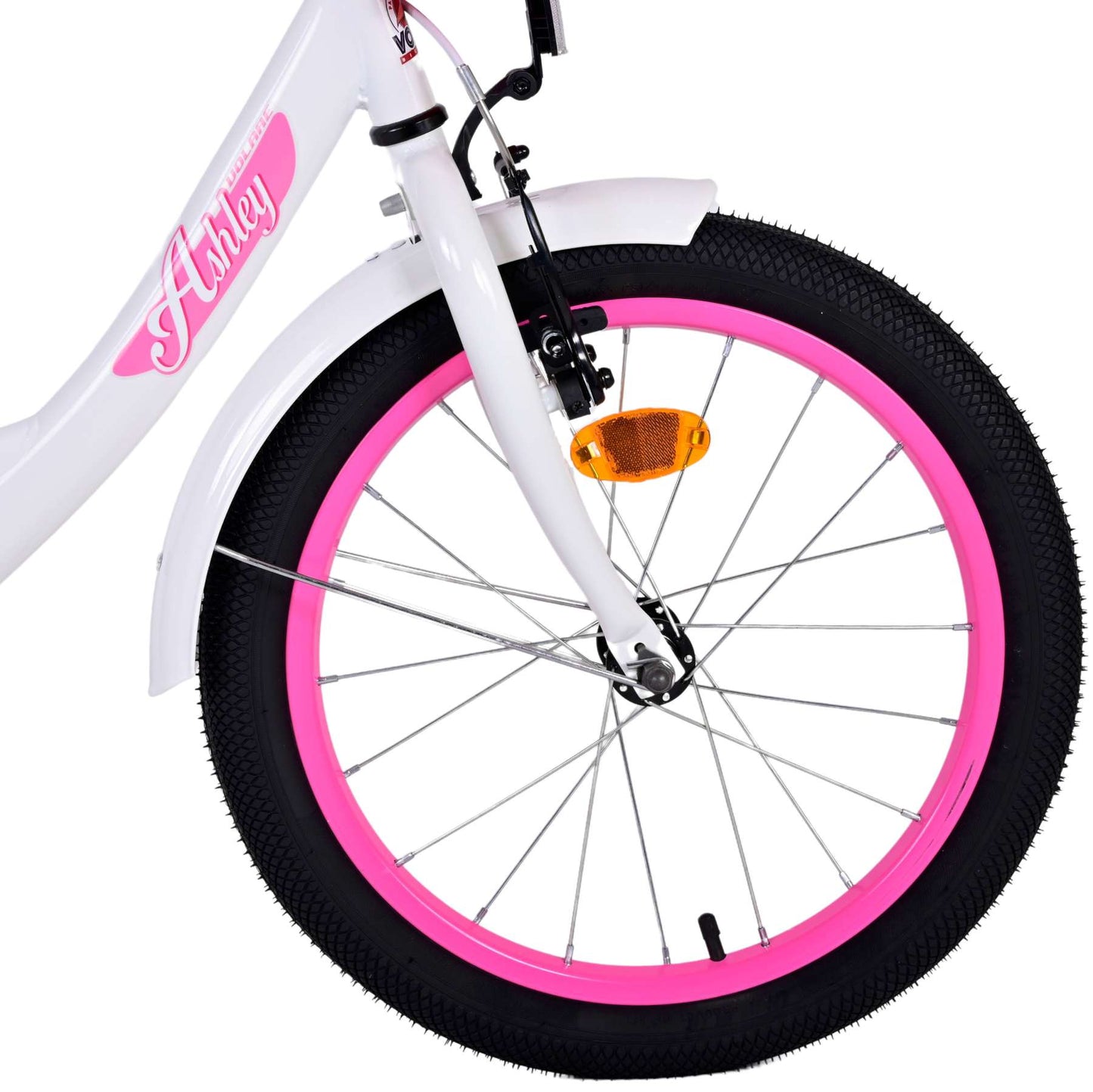 Bicycle per bambini di Vlatare Ashley - Girls - 18 pollici - Bianco