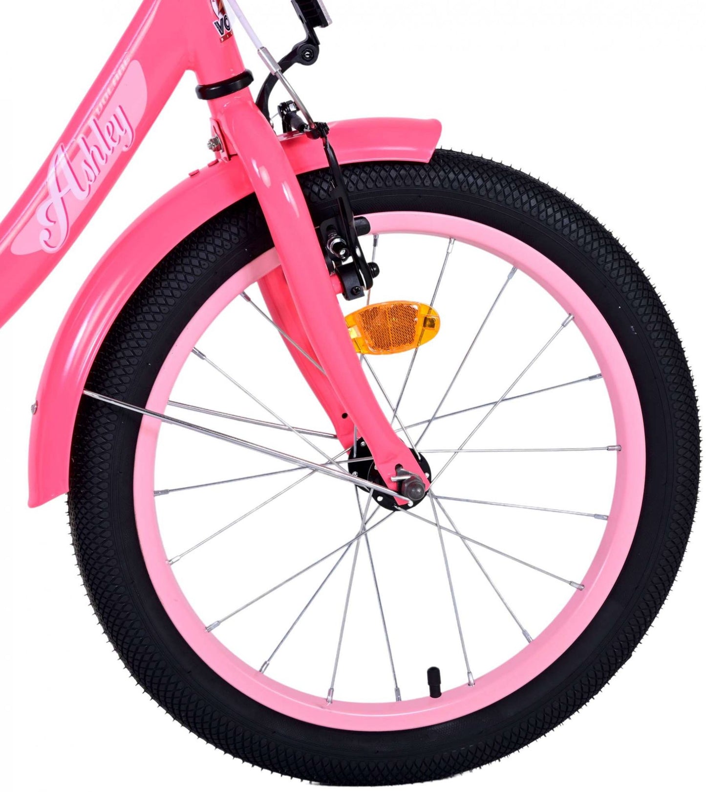 Bicycle per bambini di Vlatare Ashley - Girls - 18 pollici - Rosso rosa