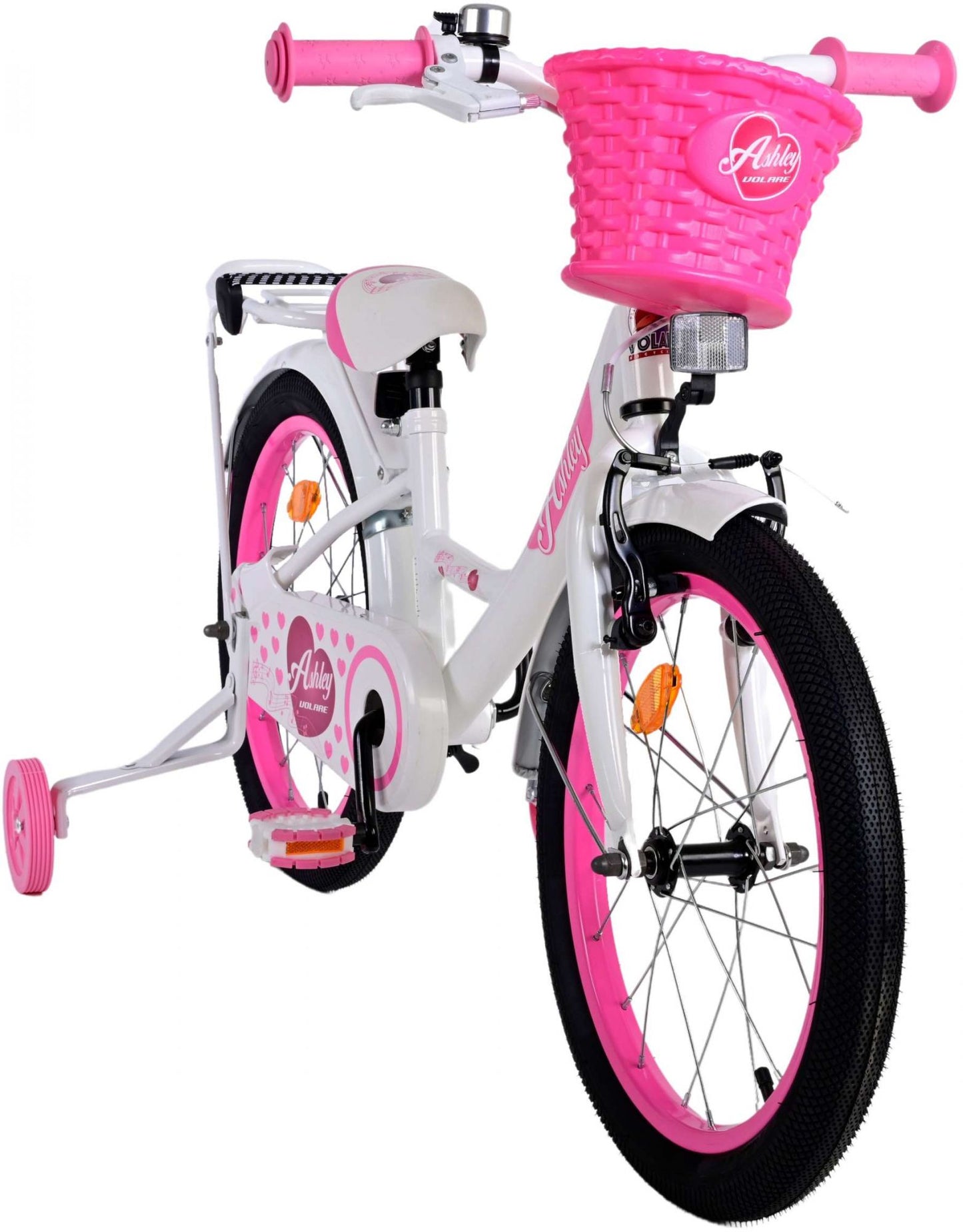 Bicycle per bambini di Vlatare Ashley - Girls - 18 pollici - Bianco