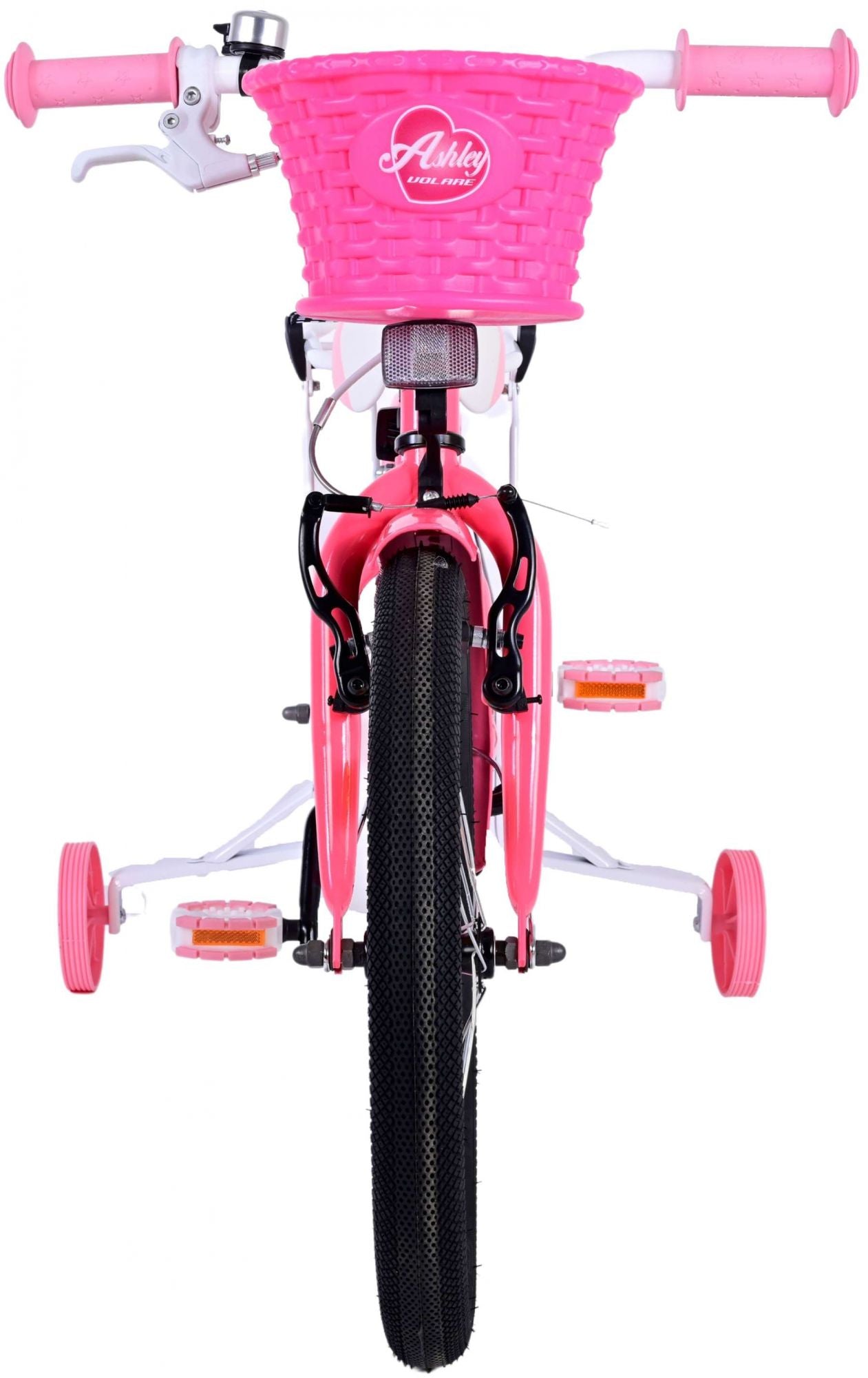 Bicycle per bambini di Vlatare Ashley - Girls - 18 pollici - Rosso rosa