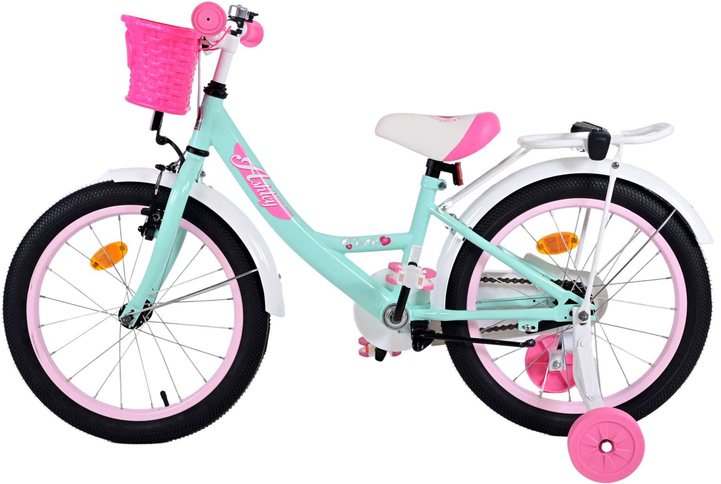 Bicycle per bambini di Vlatare Ashley - Girls - 18 pollici - Verde