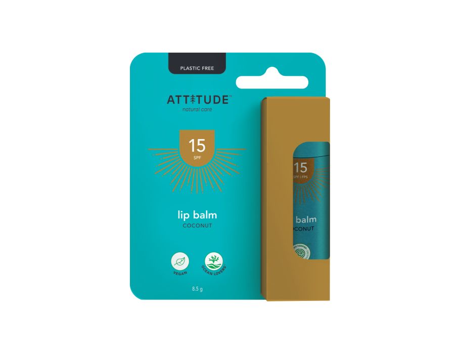 Attitude Balm per labbra SPF 15 Coconut 8.5GR.