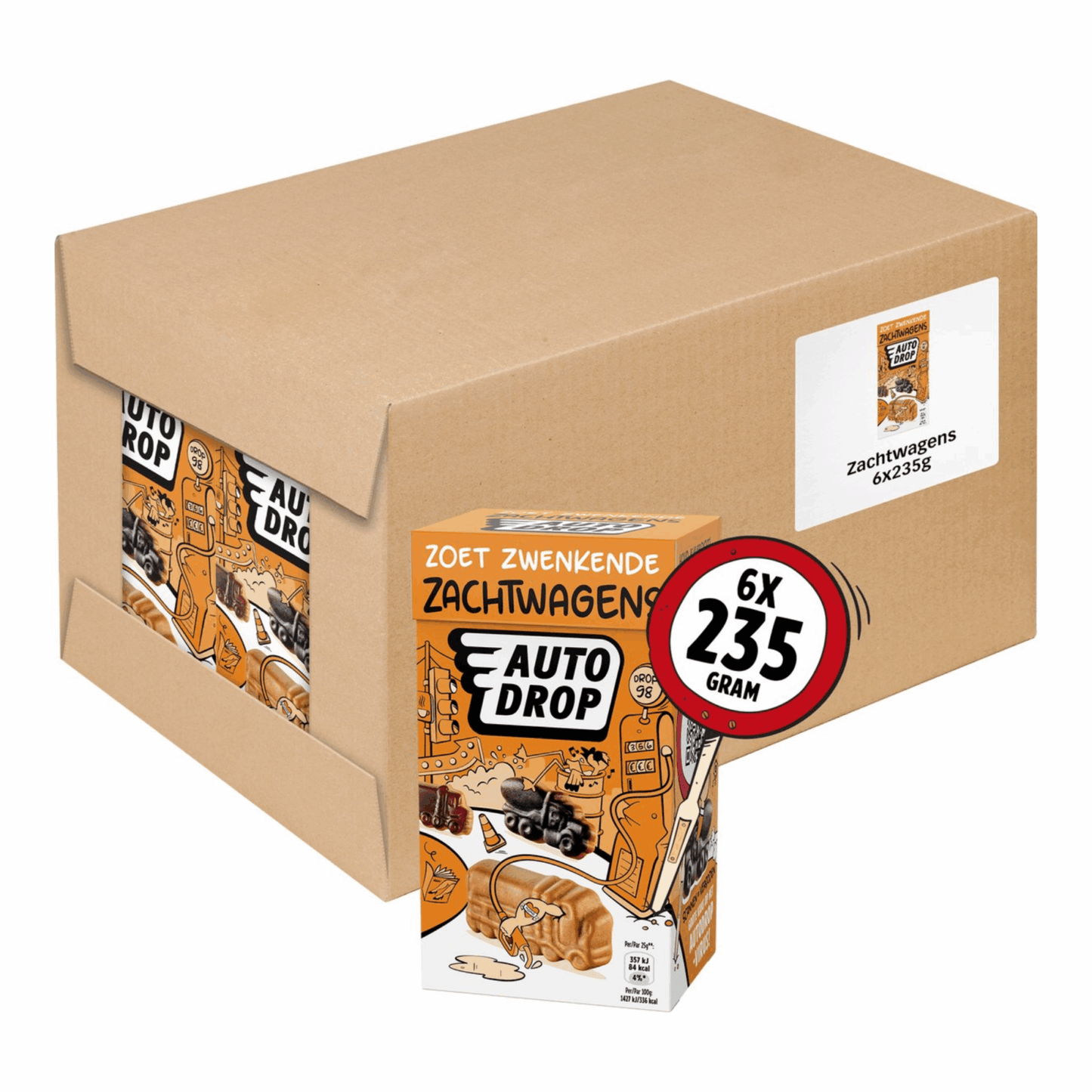 Trolley morbidi Autodrop mix box (6x235gr)
