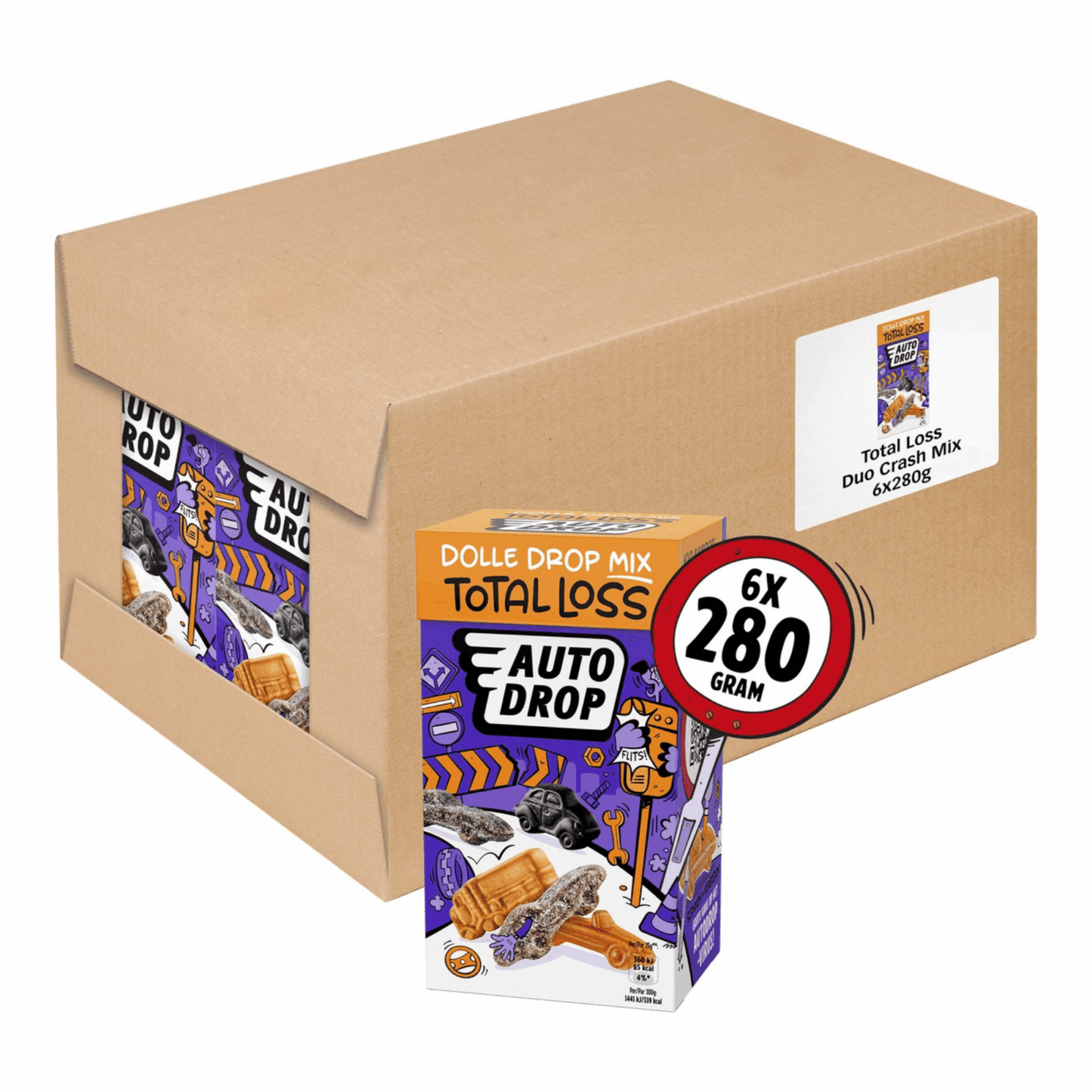 Autodrop total loss dolle drop mix (6x 280gr)