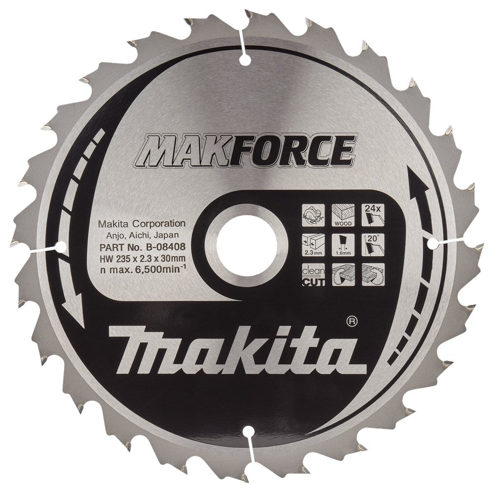 Sega Makita legno 235x30x24t 20g - b-08408