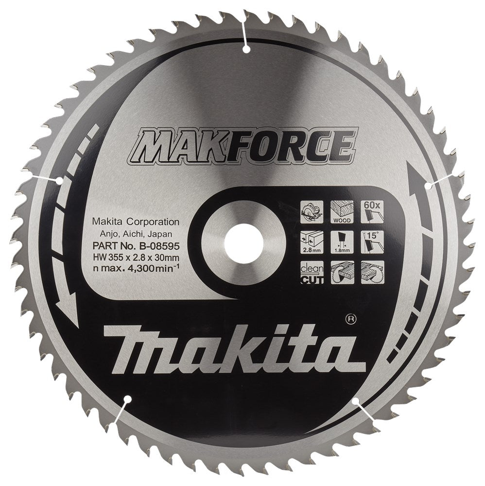 Sega Makita legno 355x30x60t 15g - b-08595