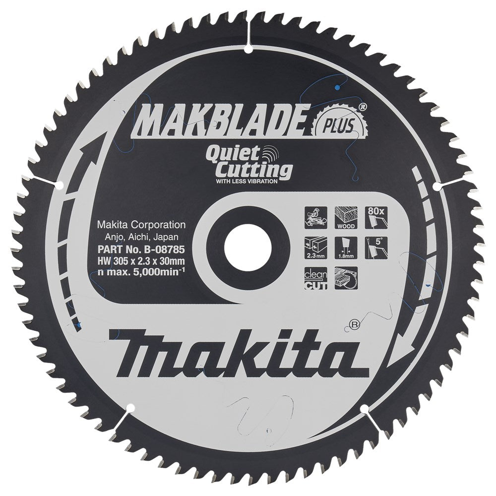 Makita zaagb hout 305x30x80t 5g - b-08785