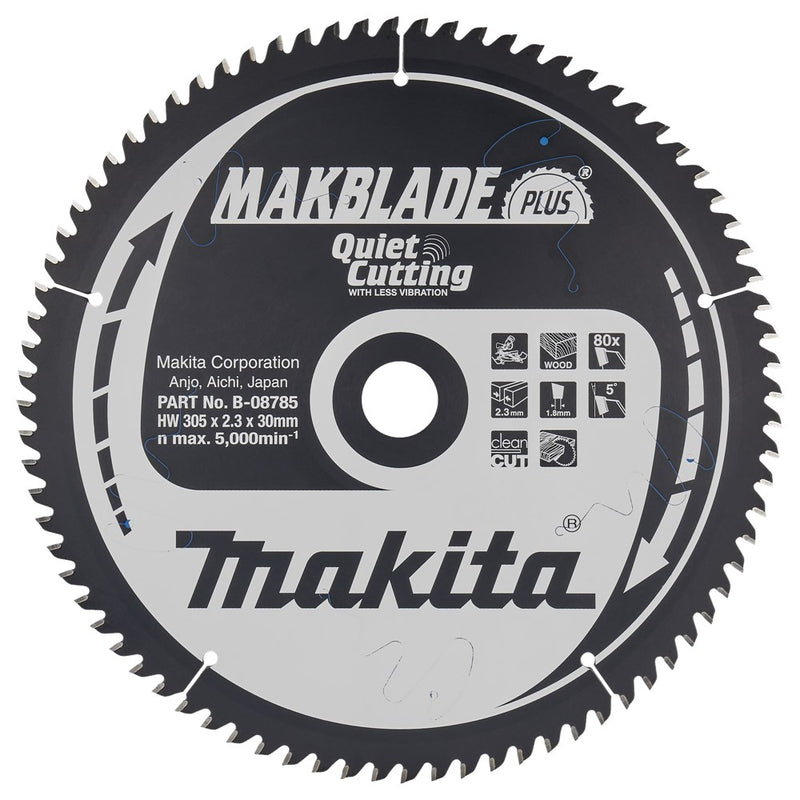Makita zaagb hout 305x30x80t 5g - b-08785