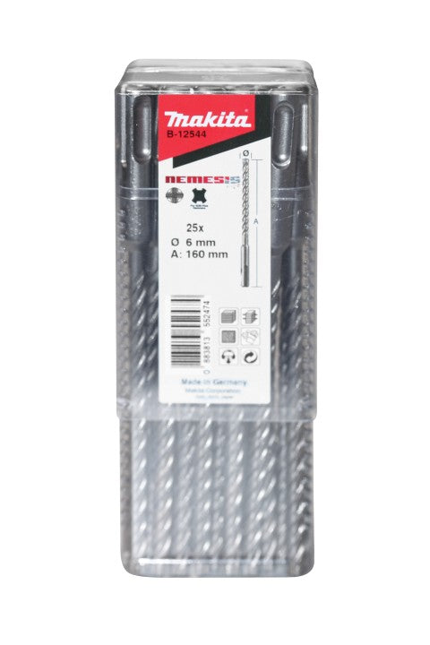 Accessori Makita p4s: trapano sds-plus 6x160mm - b-12572
