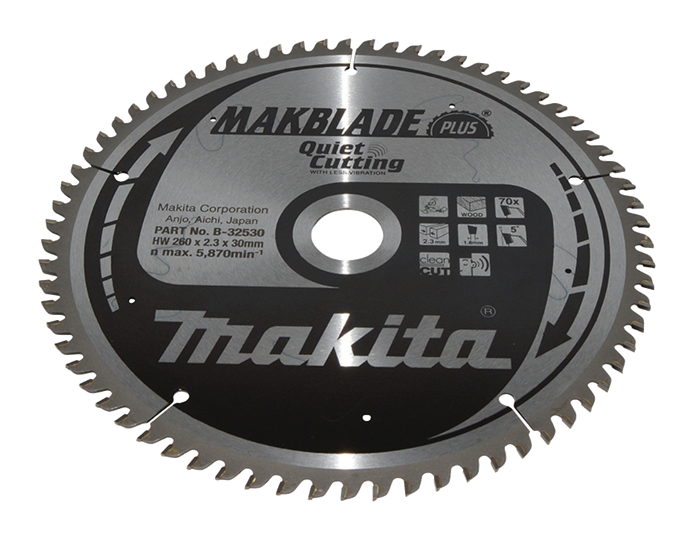Lama sega Makita q c 260x30x2,3 70t 5g - b-32530