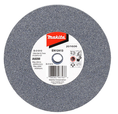 Accesorios makita afilador st. 150x16x12,7mm a60m - b-51910