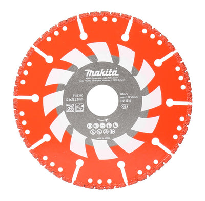 Makita accessoires diamantschijf resc 125mm - b-55310 - b-55310