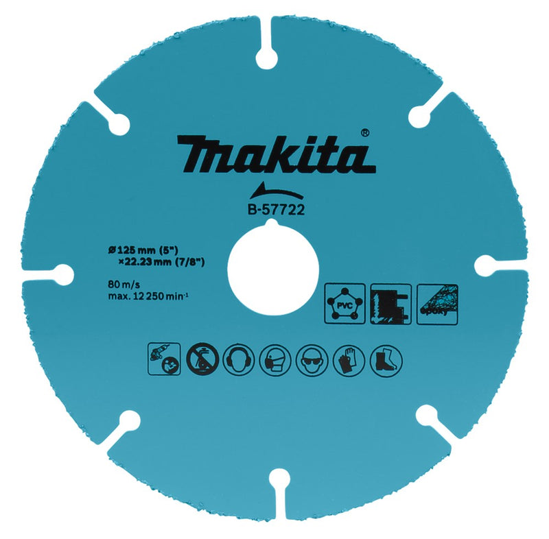 Accesorios makita disco de corte 125x1.0 multi hm - b-57722 - b-57722