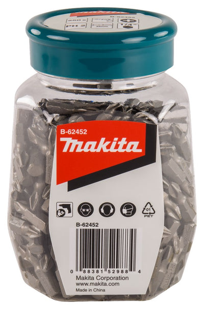 Accesorios makita broca ph2x25mm pote 250uds - b-62452 - b-62452