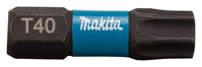 Accesorios makita destornillador de impacto negro t40x25mm - b-63703