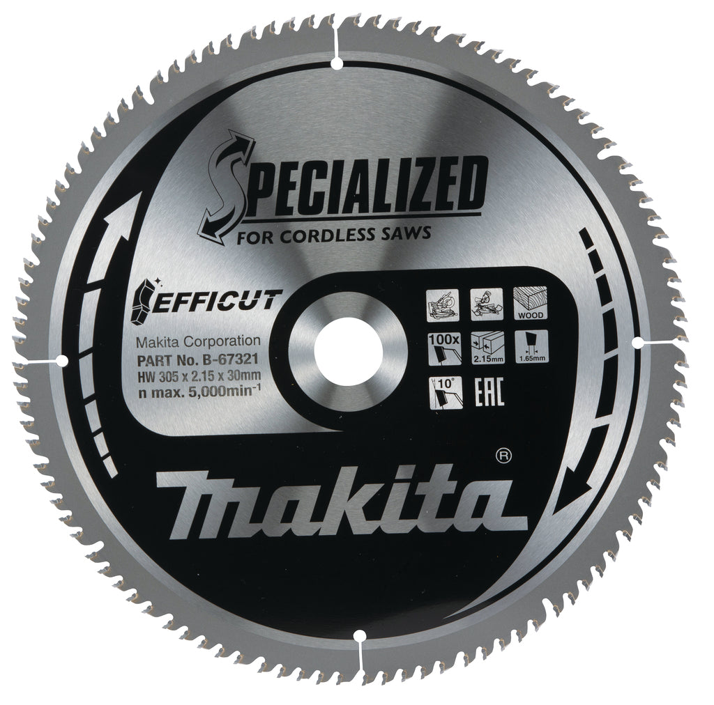 Makita afkortzaagbladlad hout - b-67321