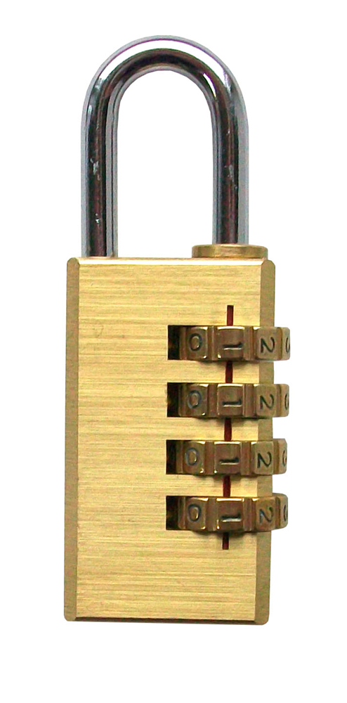 Lucchetto Werkzeyt in ottone 35,5x3mm - b34123