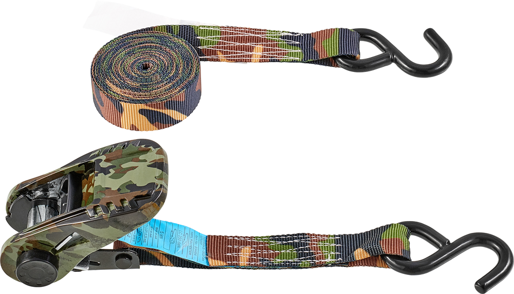 Connex juego de 2 correas tensoras 4,5 mx 25 mm caqui - b34464