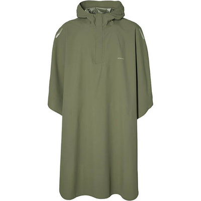 Basil poncho hoga unisex olive green one size