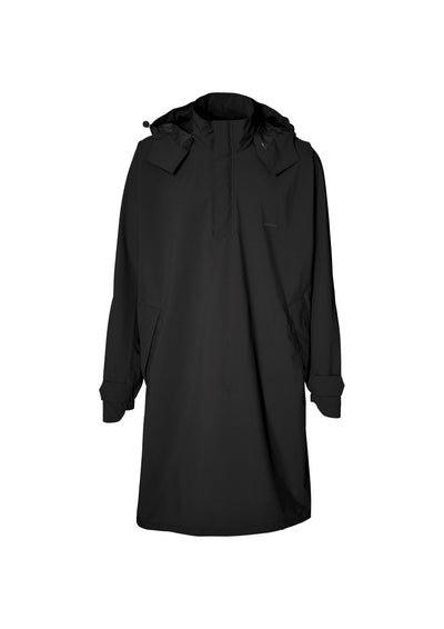 Basil poncho mosse unisex negro azabache m l