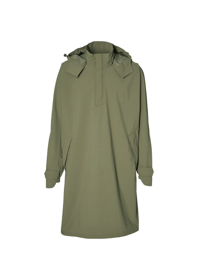 Basil poncho mosse unisex verde oliva m l