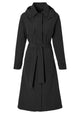 Basil trenchcoat mosse dames jet black l