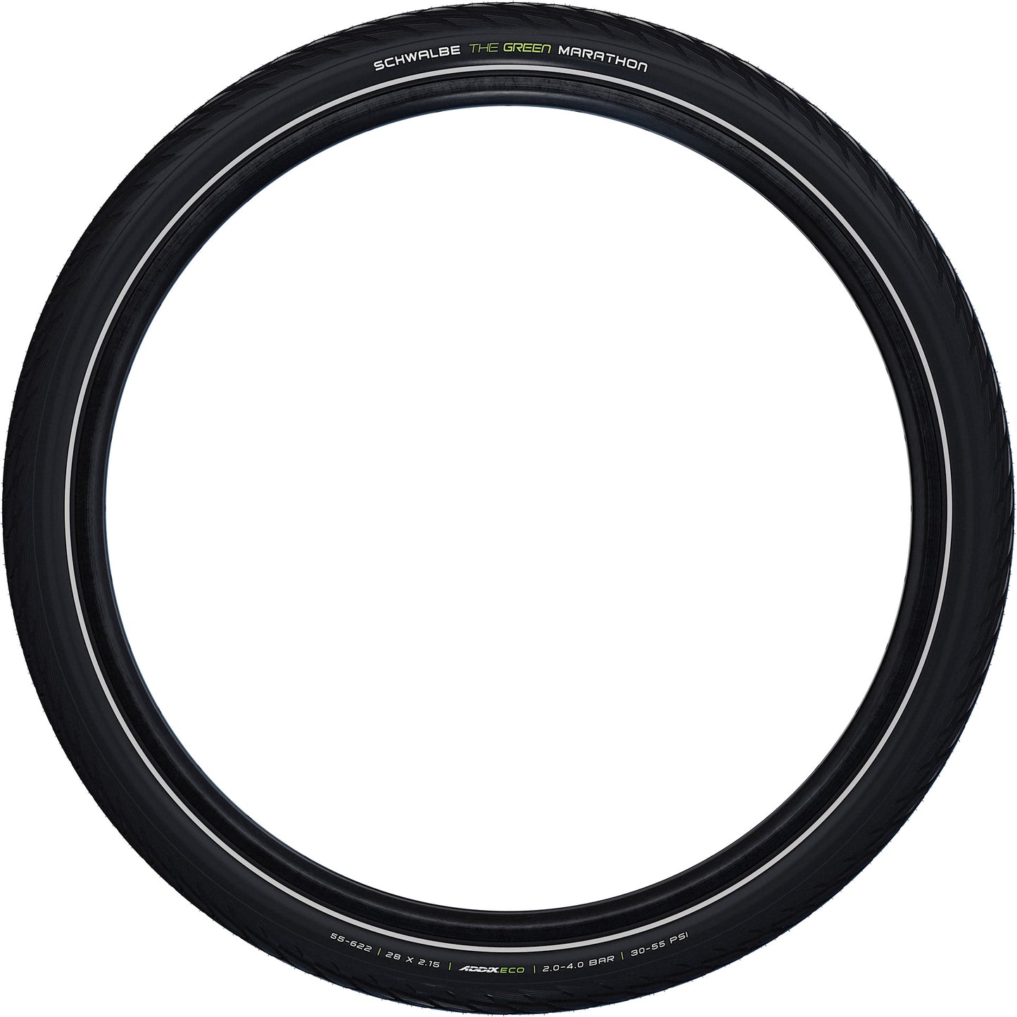 SCHWALBE Marathon Green Guard 55-622 (28x2.15) Black Reflex