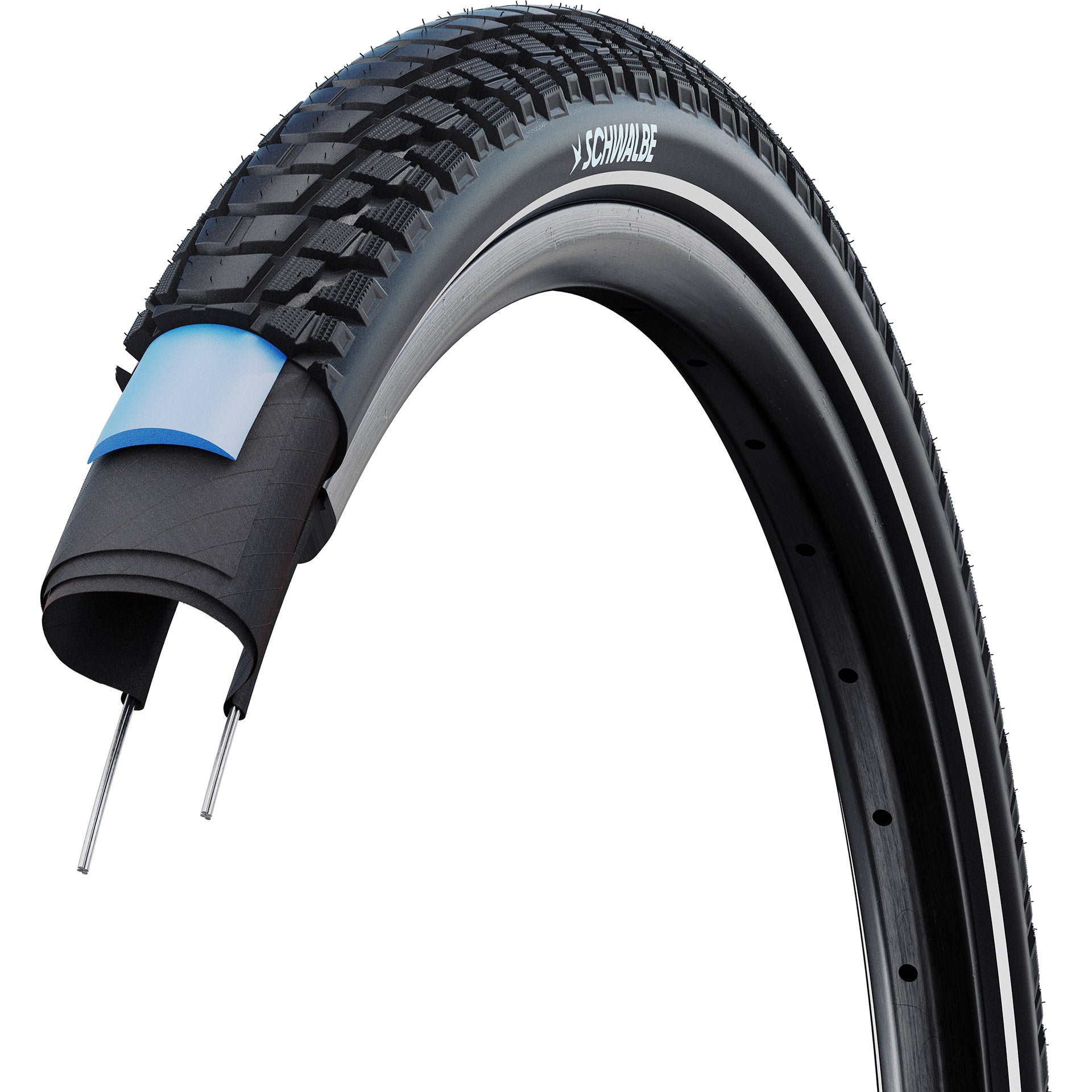 Schwalbe clincher marathon plus tour 50-622 +r black
