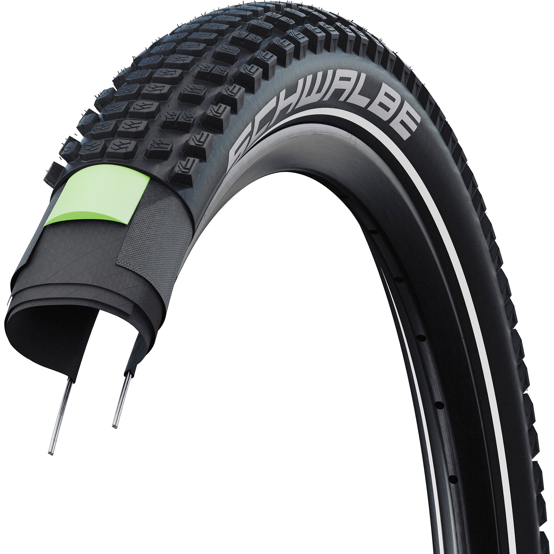 Schwalbe Johnny Watts - pieghevole - addix - dd - raceguard - 29x2.60 - nero