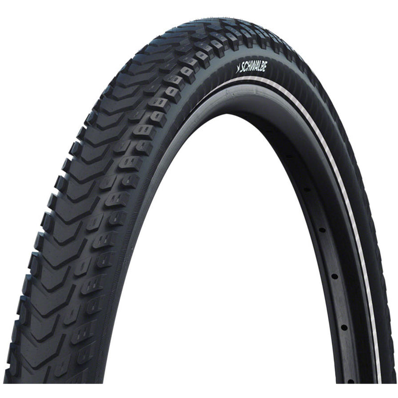 Schwalbe marathon mondial pro - plegable - addix - v-guard - 27,5x2,40 - negro + reflex