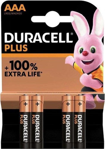 Duracell Battery Plus Power Mini Penlite LR03 AAA per 4 su mappa