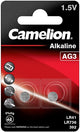 Batteria Camelion LR41 LR7366 392 AG3 CARD A 2 pezzi