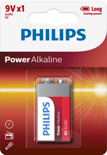 Batteria Philips 9V Power Alcaline
