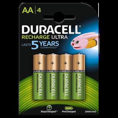 BATTERE SALDS EUROW AA AA Batteria ricaricabile a 4 carte 2500 mAh