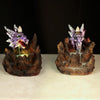 Soporte de incienso de backflow de Purple Dragon LED