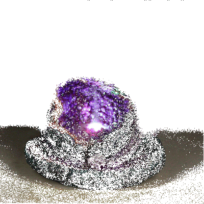 Porta di incenso di backflow a LED Purple Drago di cristallo