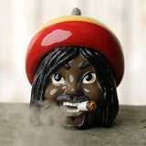 Rasta backflow wierookhouder - afbeelding 1