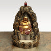 Chinese lachende boeddha backflow wierookhouder