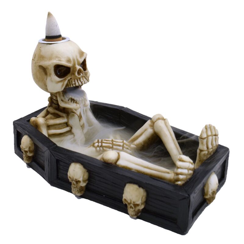 Skeleton in Coffin Backflow Inciense