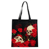 Borsa per la spesa delle spalle rose del cranio