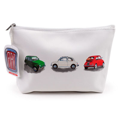 Sacca per trucco per bagno Fiat 500 in Pvc grande