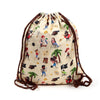 Zaino Jolly Rogers Pirate Canvas Trekkoord