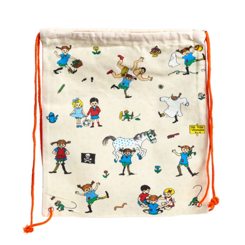 Mochila Pippi Langkous Canvas Trekkoord