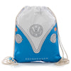 Vw busje t1 blauw trekkoord rugzak