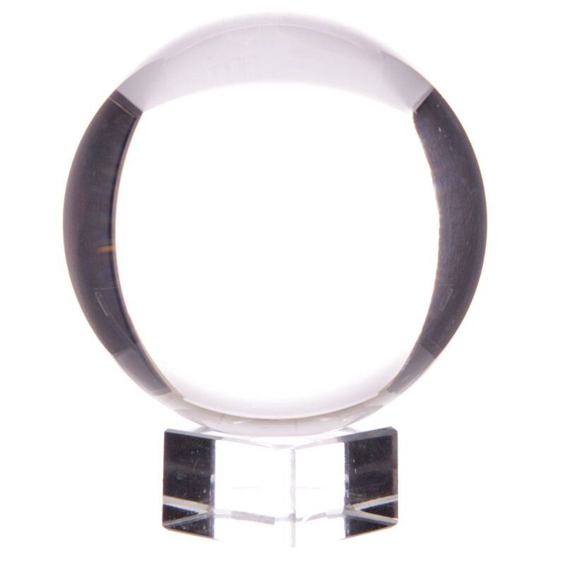 Kristallen bol in geschenkdoos - 7.5 cm