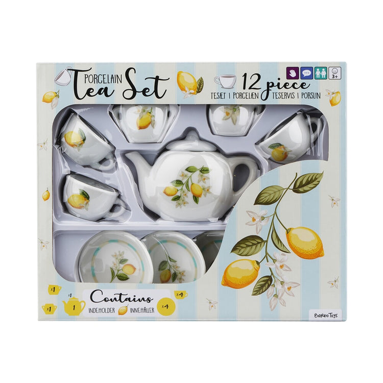 Barbo toys lemon - 12-delig porselein set (5206)