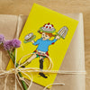 Barbo Toys Biglietto d'auguri Pippi con busta - giallo (8615)