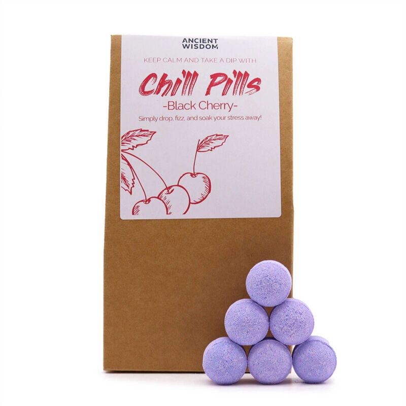 Balas de cereza negra Bolas Bolas Fizz CHIZBE Caja de regalo