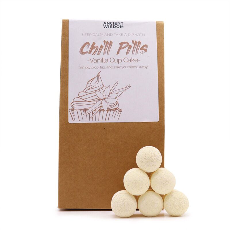 Vaniglia cupcake bagno bcro palline da regalo per la pillola gelida
